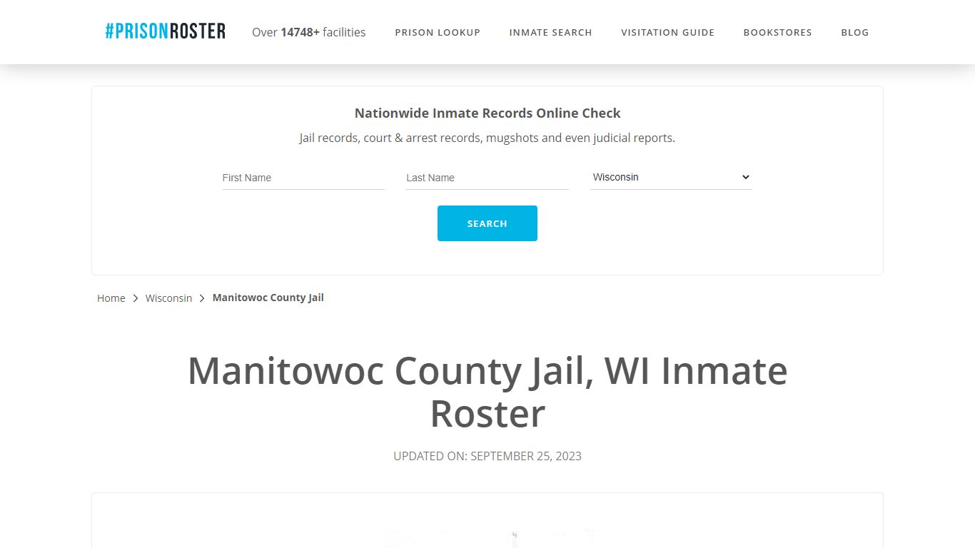 Manitowoc County Jail, WI Inmate Roster - Prisonroster